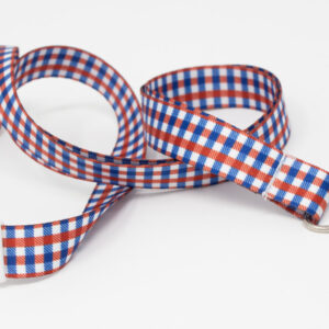 plaid patriotic lanyard